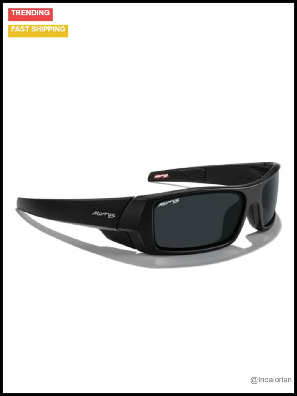 Polarized Wrap Around Sunglasses UV Protection Sports Driving Cycling TR90 - Picture 4 of 6